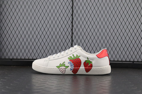 Gucci women's Ace sneaker with strawberry